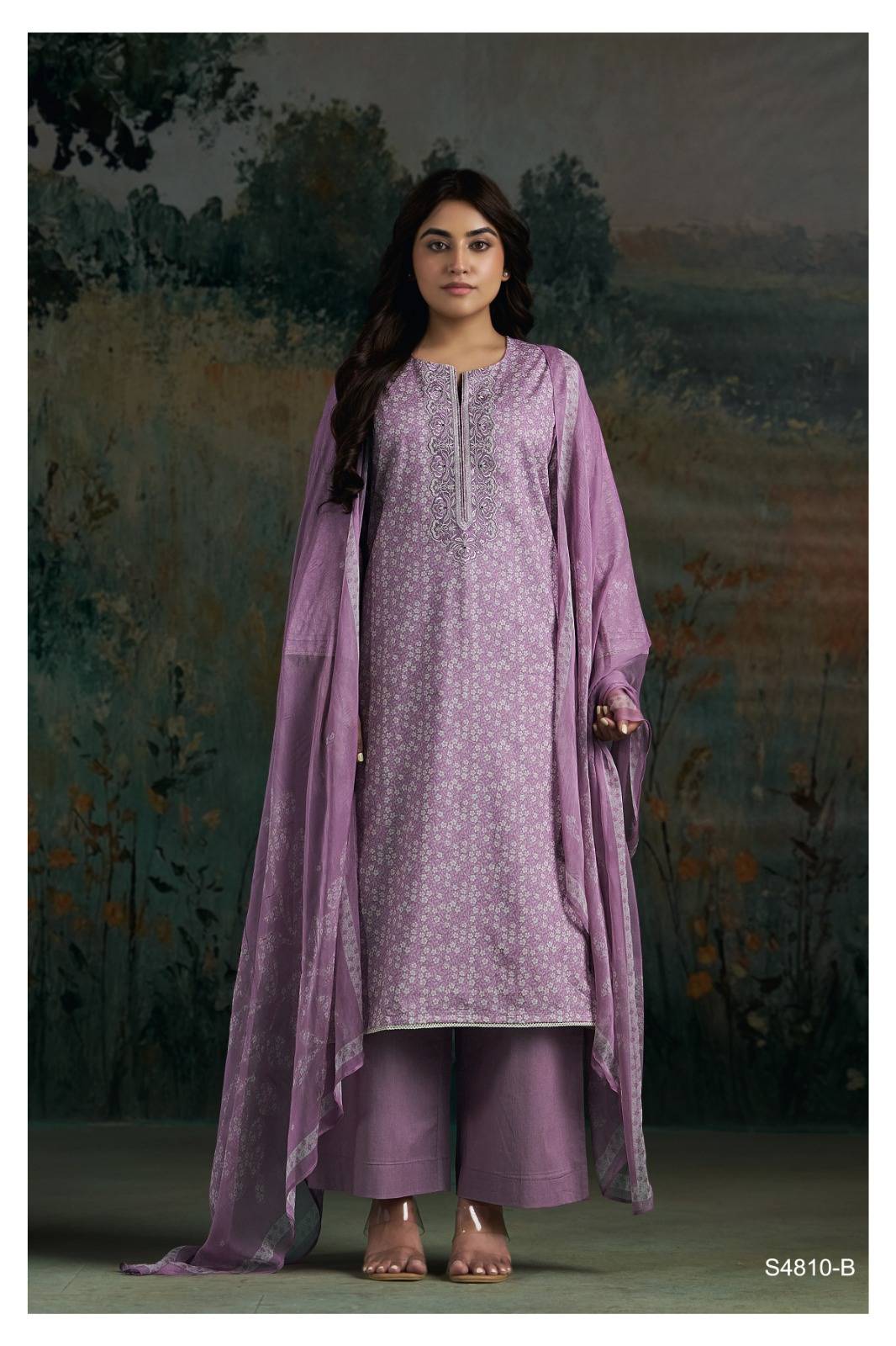 AADILA 4810 By GANGA Fashion Stylish Beautiful Colourful Cotton Dresses At Wholesale Price